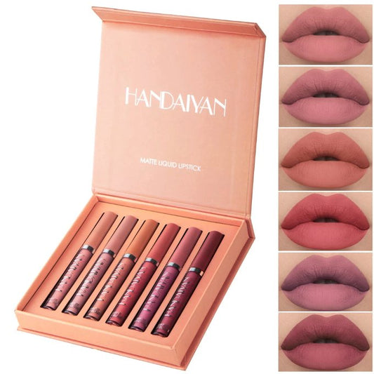 HANDAIVAN | 6 Matte waterproof lipstick
